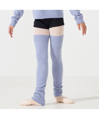 Chacott ジュニア レッグウォーマー スカイブルー