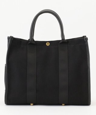 LA BAGAGERIE クラシックヨコナガトート ブラック×ブラック