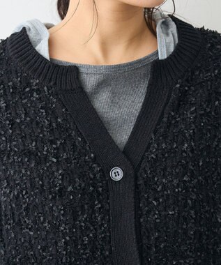 CRAFT STANDARD BOUTIQUE ツイード編みニットベスト Black