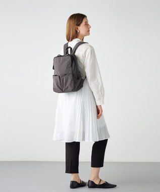 LA BAGAGERIE 【MONICA】フロントポケットバックパック ダークグレー