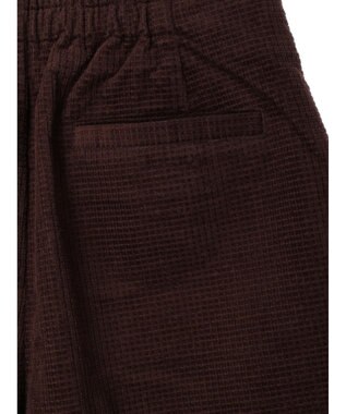 earth music&ecology ワッフルコーデュロイショートパンツ Brown