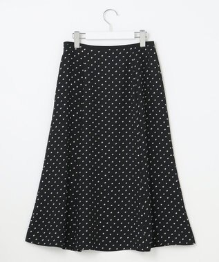 自由区 【セット可/洗える】ダブルスクエアプリント マーメイドシルエットスカート ネイビー系5