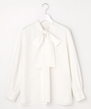 ANY SIS L 【2WAY】リボンギャザー ブラウス ホワイト系