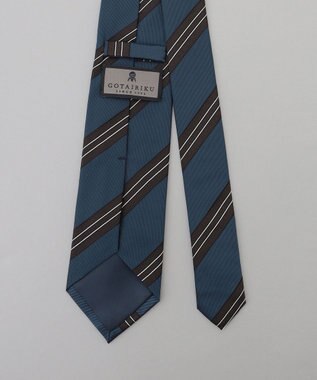 GOTAIRIKU GOTAIRIKU別注【MANTERO/マンテロ】ネクタイ_レジメンタル ブルー系1