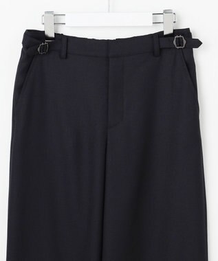 J.PRESS LADIES L モナベールツイル ワイド パンツ ネイビー系