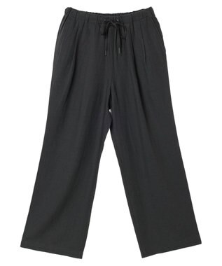AMERICAN HOLIC 接触冷感リネンブレンドワイドパンツ Charcoal Gray