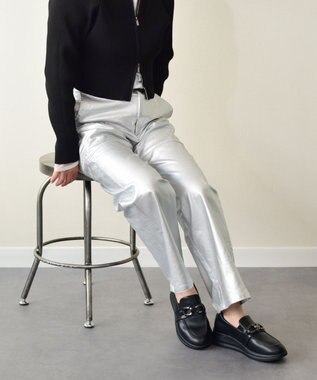 Bridget Birkin 【Round About】メタル飾りローファースニーカー ブラック