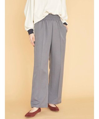 AMERICAN HOLIC ウエストイージーストレートパンツ Gray Mixture