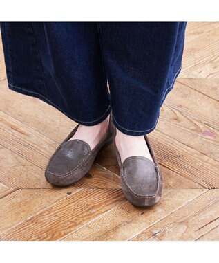 ing 【３E】【サスティナブル】モカシューズ ダークオーク