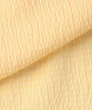 組曲 【先行予約】【WEB限定】サッカーギンガムチェック フロントフリルブラウス イエロー系