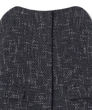 BEIGE， TRIPHANE / バックニットツイードビスチェ Navy Mix