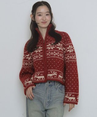 WEGO ノルディックZIPニット