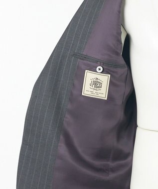J.PRESS MEN 【WEB・一部店舗限定】インテリジェントストライプ スーツ グレー系2