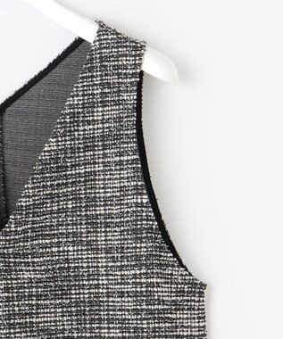 J.PRESS LADIES S ラメツイード ビスチェ ブラック系5