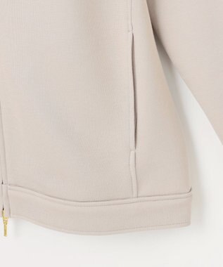 J.PRESS LADIES S 【WEB限定】ダンボールジャージー ハイネック ブルゾン 【WEB限定】グレージュ系