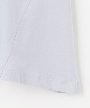 ANY 【洗える】テントライン カットソー サックスブルー系