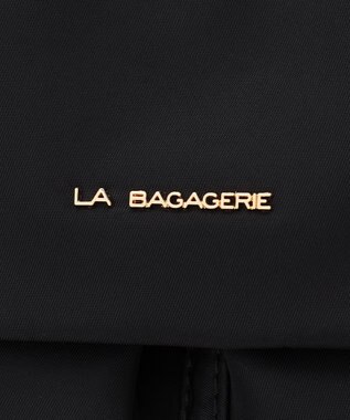 LA BAGAGERIE ダブルフロントポケット2WAYビッグショルダー ブラック
