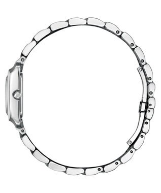 CITIZEN 【タイムレスでエレガントなスクエアモデル】シチズン エル 光発電エコ・ドライブ SQUARE Collection シルバー