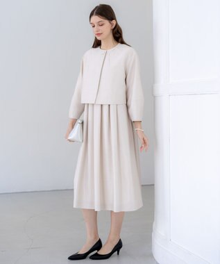 23区 【APPLAUDIR】トリアセシャンタン ジャケット シャンパン