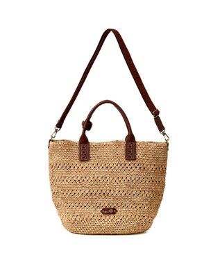 IBIZA ラフィア　2WAYバッグ エメラルドグリーン