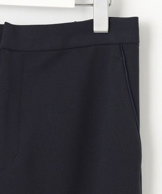 J.PRESS LADIES L 【洗える】ジョーゼットジャージー パンツ ネイビー系