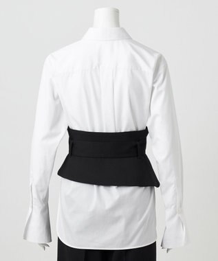 23区 L 【エステータ】ウールダブルクロス カマーバンド ブラック系