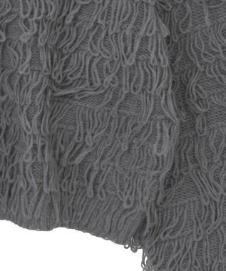 Green Parks ループニットカーディガン Gray