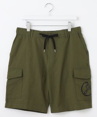 PW CIRCULUS 【MEN】【洗える】カーゴ ショートパンツ カーキ系