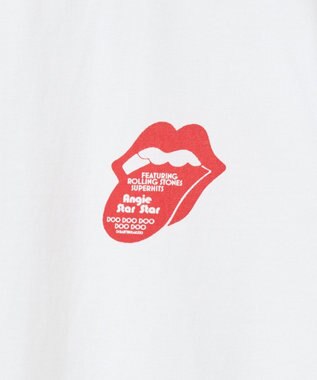 AMERICAN HOLIC 【KISS/The Rolling Stones】Tシャツ Off White