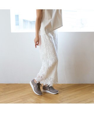 Riz raffinee 【le coq sportif×Riz raffinee】ヒールアップ厚底スニーカー オーク