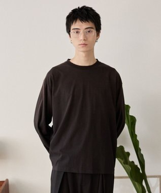 WEGO ルーズスプレーT（長袖） ブラック