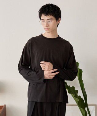 WEGO ルーズスプレーT（長袖） ブラック