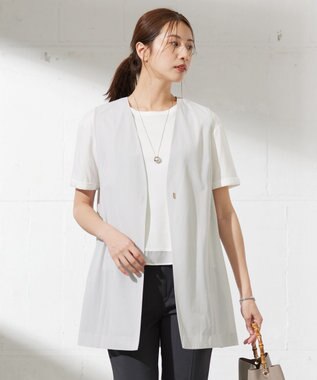 J.PRESS LADIES 【WEB限定・洗える】シアートリコット ジレ