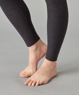 Chacott Peach Mokuレギンス ダークグレー杢