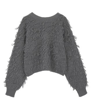 Green Parks ループニットカーディガン Gray