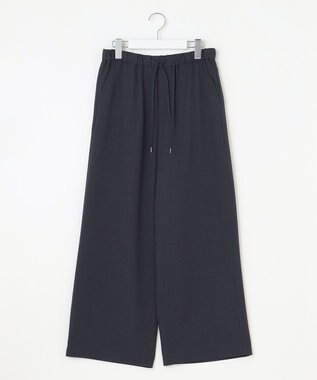 J.PRESS LADIES 【洗える】エアロツイルストライプ イージーパンツ ネイビー系