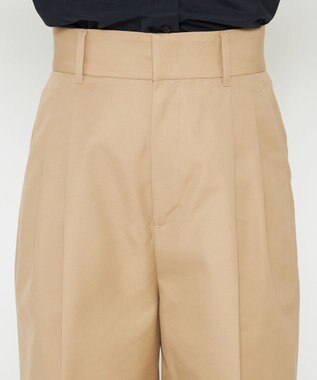 uncrave 【撥水・花粉防止・洗濯機洗い可】クリアツイル ワイドパンツ（uncrave STANDARD） ベージュ