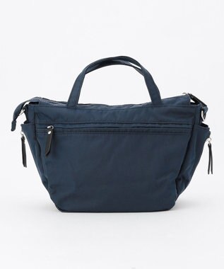 LA BAGAGERIE 【MONICA】サイドジップ2WAYトートバッグ ネイビー