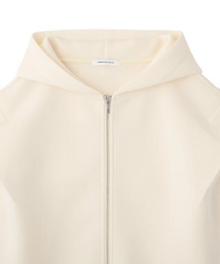 AMERICAN HOLIC ポンチZIPフーディーベスト Ivory
