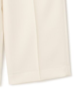 JOSEPH 【洗える】スムースジョーゼット　キャロットトラウザーズ Ecru