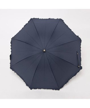 UNBILLION カシュネ cachenez / PUヒートカットフリルバルーンショートパラソル ネイビー