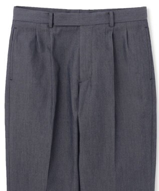 UNFILO MENS 【新色追加】FINE MOVE デニム タックパンツ [24年商品] ネイビー