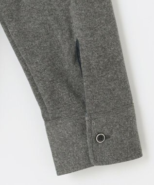 JOSEPH ABBOUD 【保温性/滑らかな肌触り/多機能ポロシャツ】 ウィンターダディー ポロシャツ グレー系4