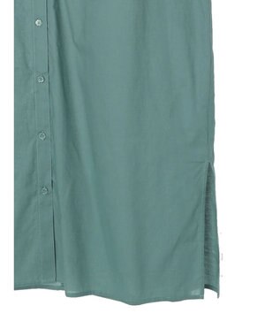 Green Parks ・Ｐｅｔｉｔ　Ｆｌｅｕｒ　カラーシャツワンピース Green