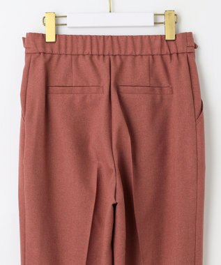 ANY SIS 【洗える】サイドバックルタックテーパード パンツ アプリコットピンク