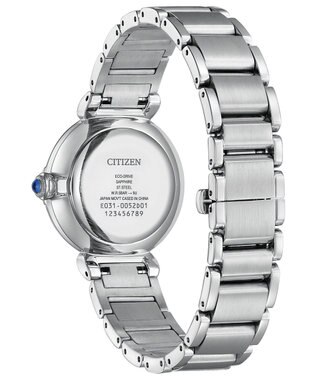 CITIZEN 【シチズン エル】きらめくダイヤモンドのアクセントが華やぐジュエリーのような腕時計 広告モデル シルバー