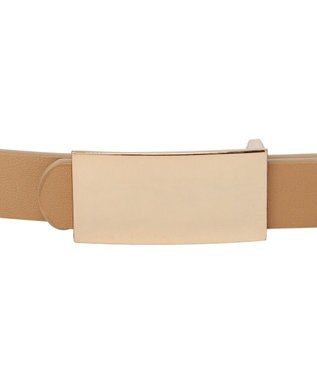 AMERICAN HOLIC スクエアメタルパーツベルト Beige