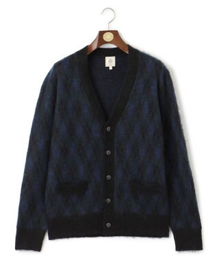 J.PRESS MEN 【WEB限定カラー有】モヘアヤーン アーガイルカーディガン ネイビー系7