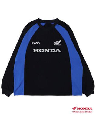 WEGO 【ユニセックス着用ITEM】別注HondaグラフィックT（LS） ブラック