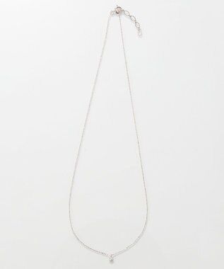 Phoebe 【金属アレルギー対応】シャイニーフチミルネックレス　シルバー シルバー